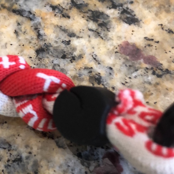 Men’s Sports Rope Necklace (red/white) - Picture 7 of 8